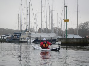 På vej ind i Rungsted Havn