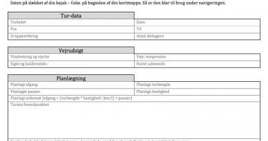 Om turplanlægning Om turplanlægning